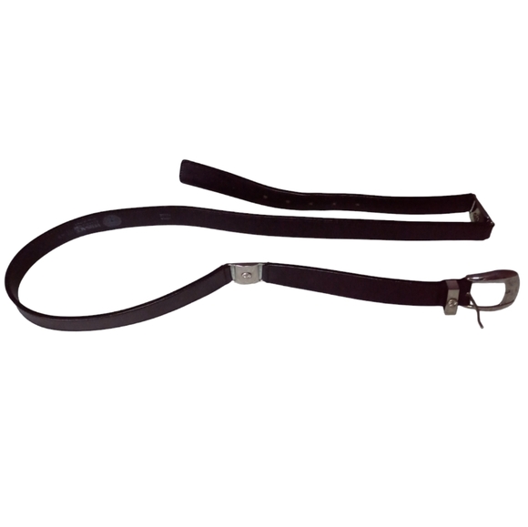 Versace Classic V2 Vera Pelle black belt Silver hardware Size 48 Made in Italy - Picture 5 of 12